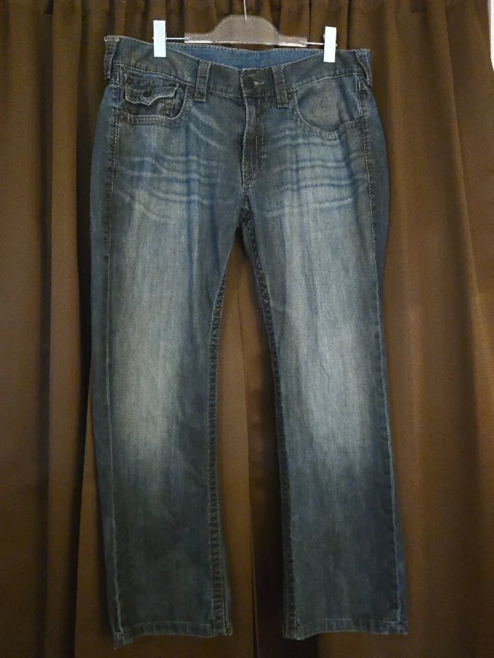 True Religion Ricky Big T Flap Straight 36x28